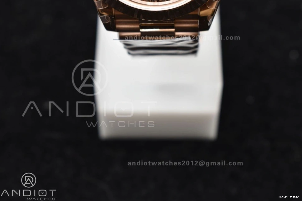 A President DayDate Dial GMF Crystal RG 904L Bracelet 40 Steel Markers 706 On Meteorite Bright 0506